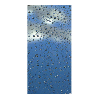 Motivdruck "Regentropfen", Stoff, Größe: 180x90cm Farbe: mehrfarbig   #
