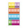 Motif imprimé "Classeur à anneaux" tissu  Color: multicolore Size: 180x90cm