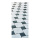 Banner "tiled floor" fabric - Material:  - Color: white/black - Size: 180x90cm