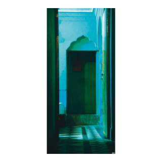 Motivdruck "Indischer Raum", Stoff, Größe: 180x90cm Farbe: mehrfarbig   #