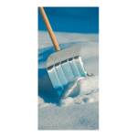 Motivdruck Schneeschaufel, Stoff, Größe: 180x90cm Farbe:...