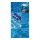 Motif imprimé "Aqua" tissu  Color: bleu Size: 180x90cm