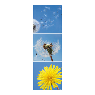 Banner "Dandelion Flowers" paper - Material:  - Color: multicoloured - Size: 180x90cm