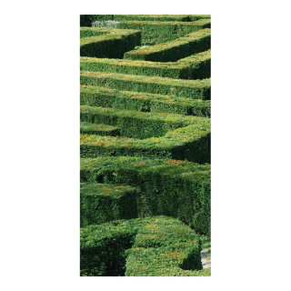 Banner "Maze" paper - Material:  - Color: green - Size: 180x90cm