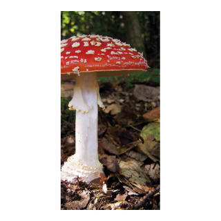Banner "Fly agaric" fabric - Material:  - Color: multicoloured - Size: 180x90cm