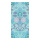 Motif imprimé "Motif floral"  papier Color: bleu / multicolore Size: 180x90cm