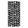 Motif imprimé "Points" tissu  Color: noir/gris Size: 180x90cm