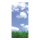 Motivdruck "Wolken und Gras" aus Stoff   Info: SCHWER ENTFLAMMBAR