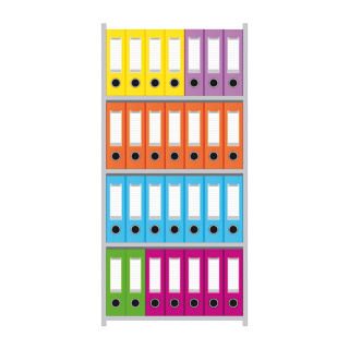 Motif imprimé "Classeur à anneaux" en papier  Color: coloré Size: 180x90cm