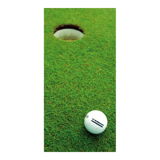 Motivdruck "Golf", Papier, Größe: 180x90cm Farbe: grün/weiß   #
