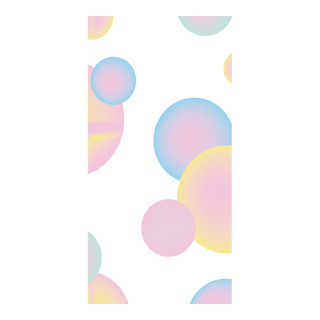 Banner "Bubbles"  - Material: made of paper - Color: white/multicoloured - Size: 180x90cm