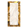 Motivdruck "Folienrahmen", aus Papier, Größe: 180x90cm Farbe: gold/weiß   #