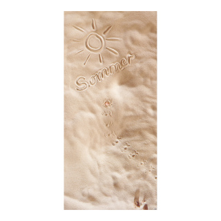 Banner "Summer"  - Material: made of paper - Color: beige - Size: 180x90cm