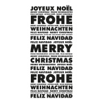 Banner "Christmas Greetings" fabric - Material:...