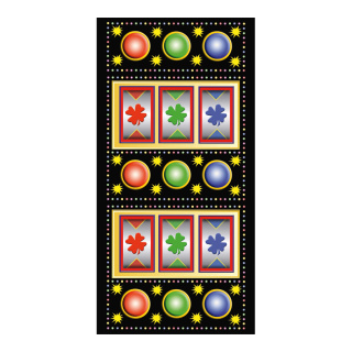 Banner "Gambling" fabric - Material:  - Color: multicoloured - Size: 180x90cm