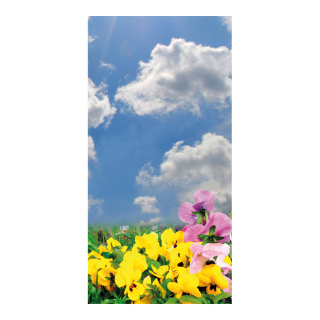 Motif imprimé "Pelouse de printemps" tissu  Color: nature Size: 180x90cm