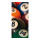 Banner "billiard ball"  - Material: fabric - Color: multicoloured - Size: 180x90cm