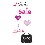 Motivdruck "Ladies Sale" aus Stoff   Info:...