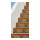 Motivdruck "Maurische Treppe", Papier, Größe: 180x90cm Farbe: grau   #