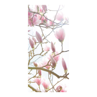 Motif imprimé "Magnolias" papier  Color: rose Size: 180x90cm