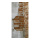 Banner "old Masonry" fabric - Material:  - Color: brown/white - Size: 180x90cm