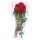 Motif imprimé "Bouquet de mariée" tissu  Color: rouge Size: 180x90cm