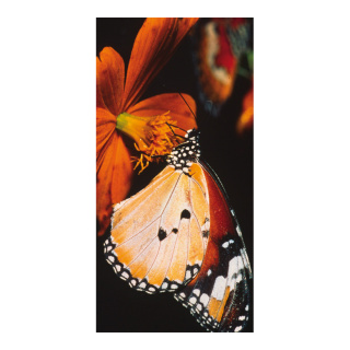Banner "Butterfly" paper - Material:  - Color: orange - Size: 180x90cm