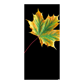Banner "Maple leaf" paper - Material:  - Color: black - Size: 180x90cm