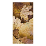 Banner Autumn leaves, paper,  Size:;180x90cm Color:brown