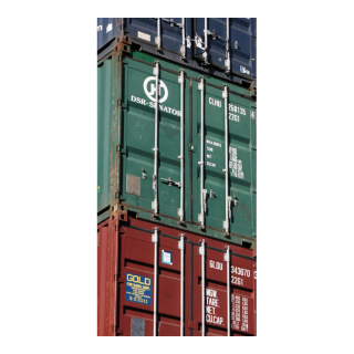 Motivdruck "Container", Papier, Größe: 180x90cm Farbe: bunt   #