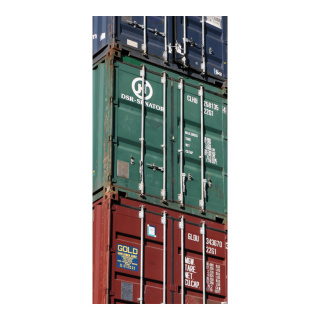 Motivdruck  "Container" aus Stoff   Info: SCHWER ENTFLAMMBAR