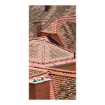 Banner "Above the roofs" paper - Material:  -...