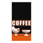  Motivdruck Coffee Lounge aus Stoff