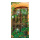 Motif imprimé "Fenêtre avec treillis" tissu  Color: vert/brun Size: 180x90cm