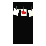 Banner "Heart on a leash" paper - Material:  -...