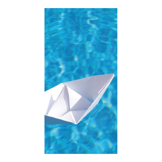 Banner "Paper Ship" paper - Material:  - Color: blue/white - Size: 180x90cm