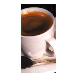 Motivdruck "Espresso", aus Papier, Größe: 180x90cm Farbe: braun/weiß   #