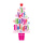 Motivdruck "Happy Holiday" aus Stoff   Info: SCHWER ENTFLAMMBAR