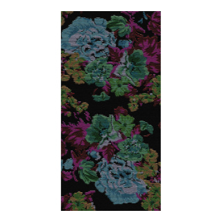 Banner "Gobelin" fabric - Material:  - Color: black/multicoloured - Size: 180x90cm
