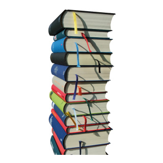 Motivdruck "Bücherstapel", Papier, Größe: 180x90cm Farbe: bunt   #