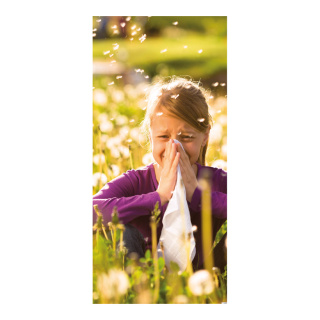 Banner "Allergy" paper - Material:  - Color: multicoloured - Size: 180x90cm