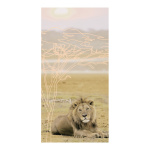Banner "Lion" paper - Material:  - Color: beige...