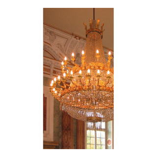Banner "Chandelier" fabric - Material:  - Color: gold - Size: 180x90cm