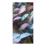 Motivdruck Regenschirme, Papier, Größe: 180x90cm Farbe:...