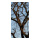 Banner "Bare Treecrown" fabric - Material:  - Color: blue/brown - Size: 180x90cm