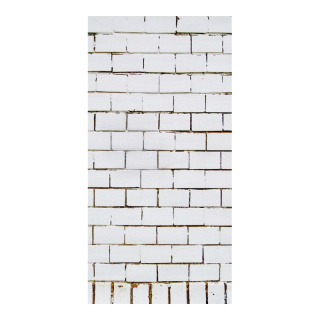 Banner "Brick Wall" paper - Material:  - Color: red - Size: 180x90cm