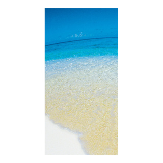 Motif imprimé "Bor de mer" tissu  Color: bleu Size: 180x90cm