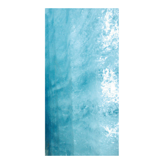 Banner "Ice cave" fabric - Material:  - Color: turquoise/blue - Size: 180x90cm
