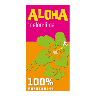 Motif imprimé  "Aloha" papier  Color: coloré Size: 180x90cm