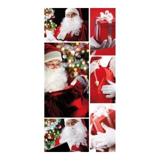 Banner "Santa Claus" paper - Material:  - Color: red/colorful - Size: 180x90cm